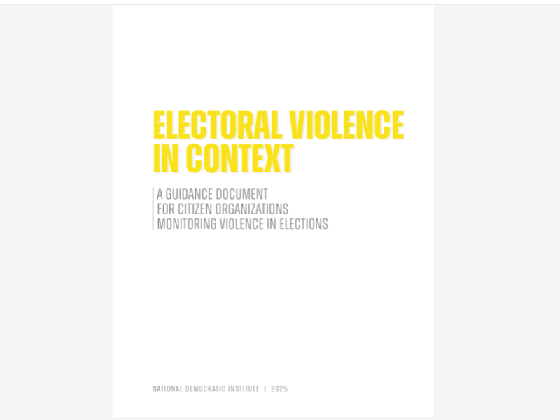 Electoral Violence in Context