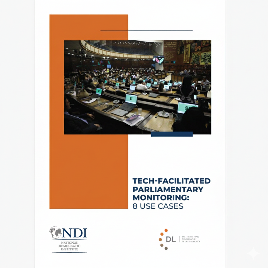 Tech-facilitated parliamentary monitoring - 8 user cases 
