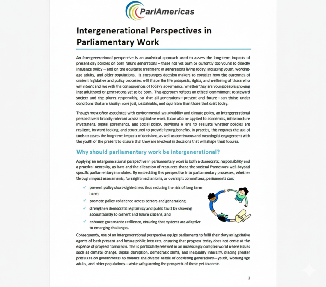 Intergenerational perspectives in parliamentary work 