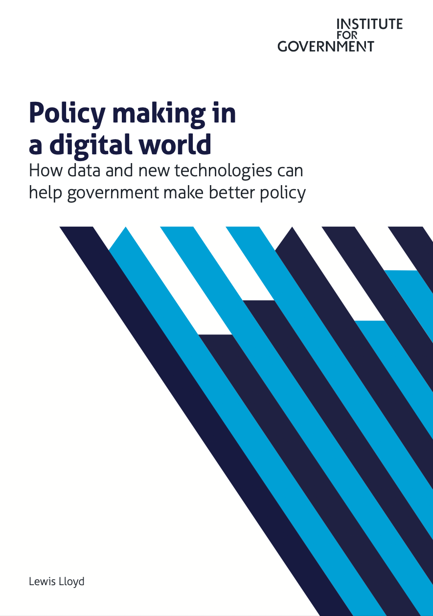 Policy making in a digital world