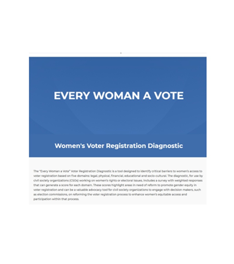 Every Woman a Vote: Identifying Barriers to Voter Registration