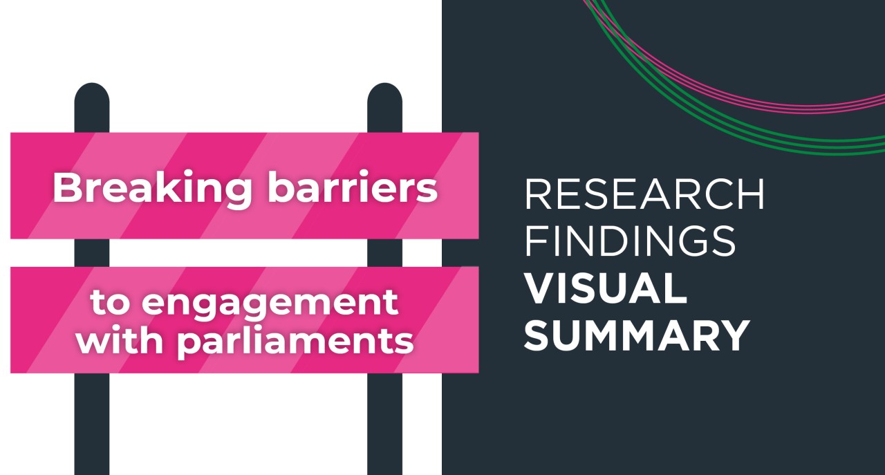 Research findings on breaking barriers to engagement with parliaments