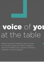 The voice of youth at the table