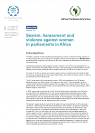 Sexism, harassment and violence against women in parliaments in Africa