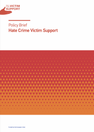 Hate Crime Victim Support: Policy Brief