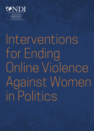 Interventions to End Online Violence Against Women in Politics