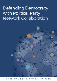 Defending Democracy with Political Party Network Collaboration