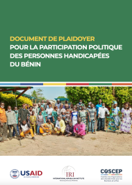 Document de Plaidoyer Pour la Participation Politique des Personnes Handicapées du Bénin