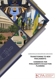 Handbook for Parliaments in Election Planning