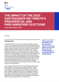 The Impact of the 2023 Earthquakes on Türkiye's Presidential and Parliamentary Elections