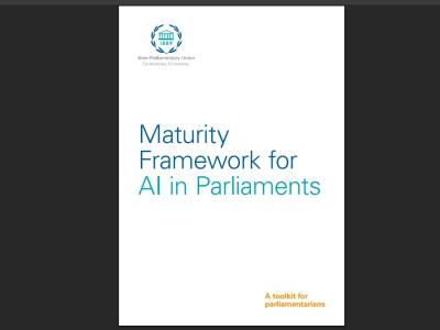Maturity Framework for AI in Parliaments