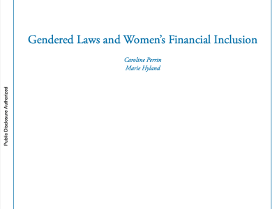 Gendered Laws and Women’s Financial Inclusion