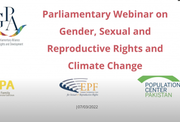 Pre-CSW Parliamentary Webinar on Gender, SRR and Climate Change